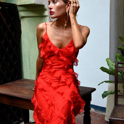Zara - Kleid mit Rüschen