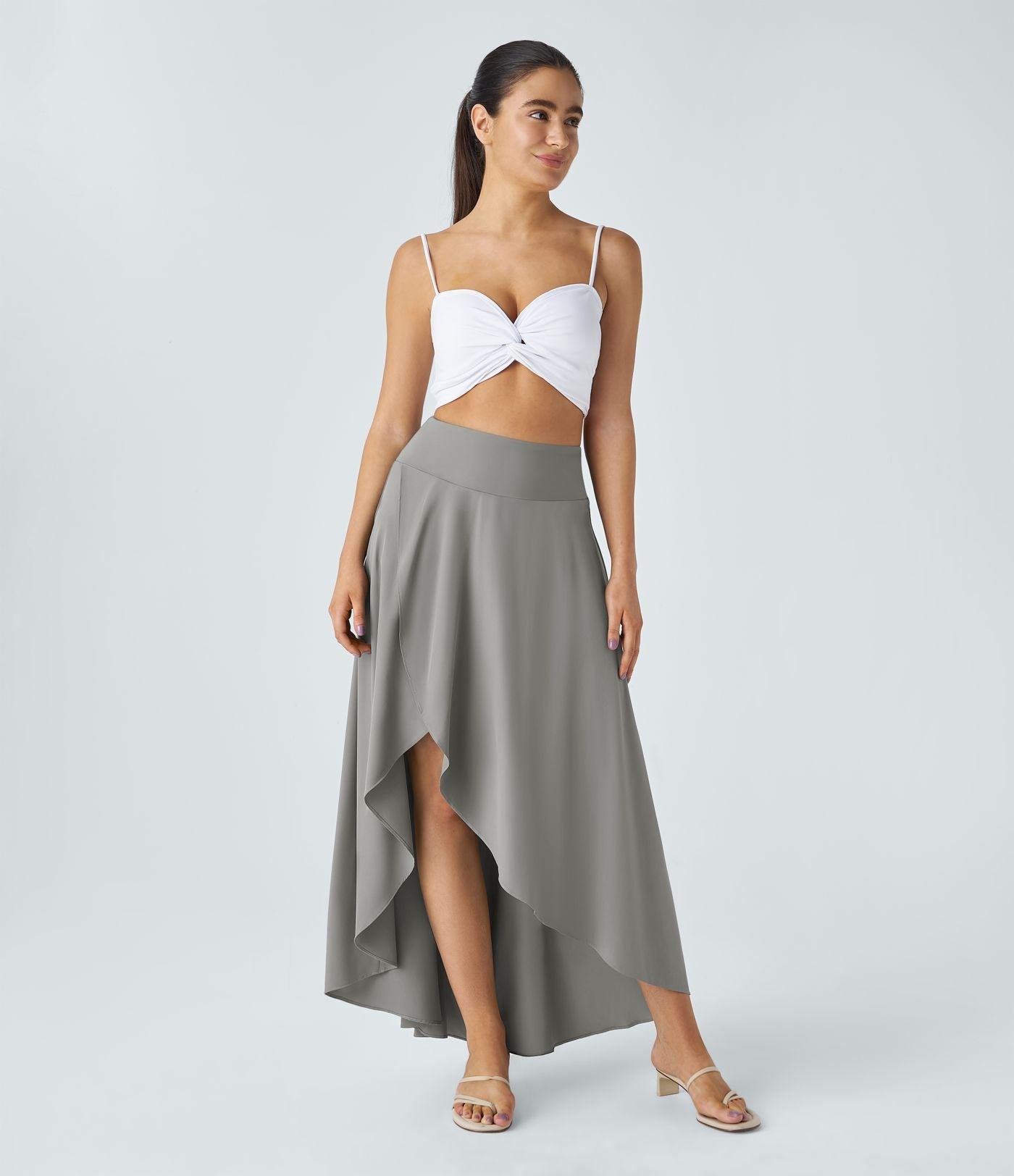 Natalia | Gespleten Comfortabele rok