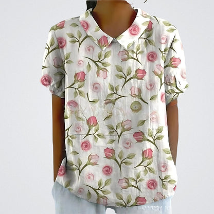 Bluse mit floralen Design