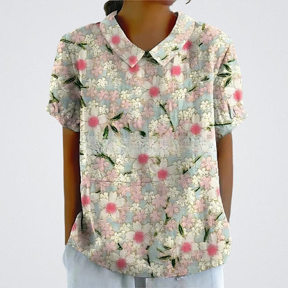Bluse mit floralen Design
