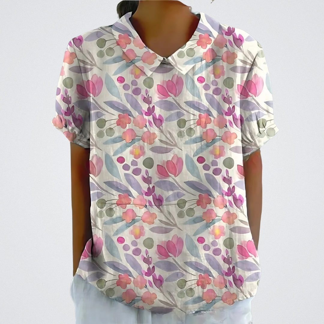 Bluse mit floralen Design