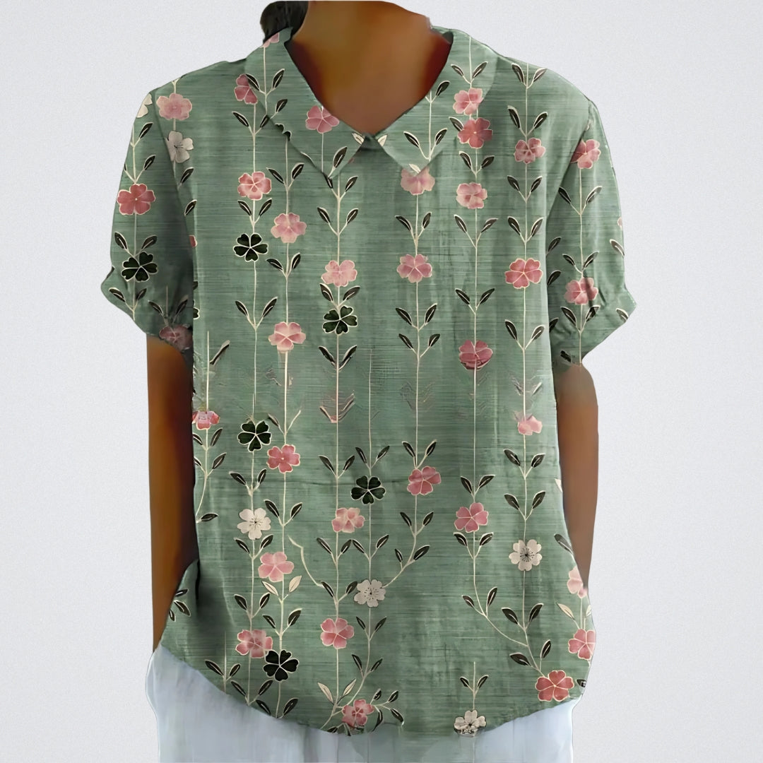 Bluse mit floralen Design