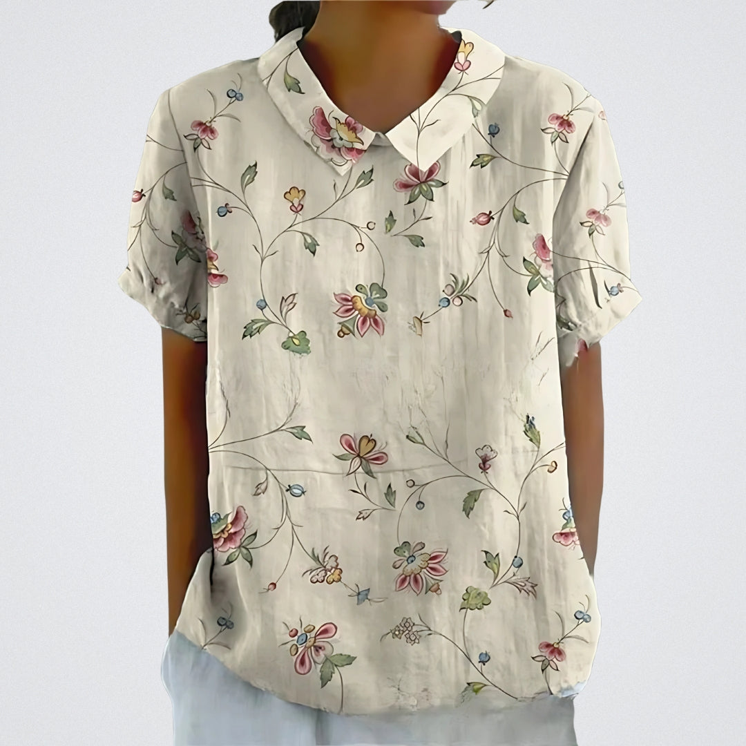 Bluse mit floralen Design
