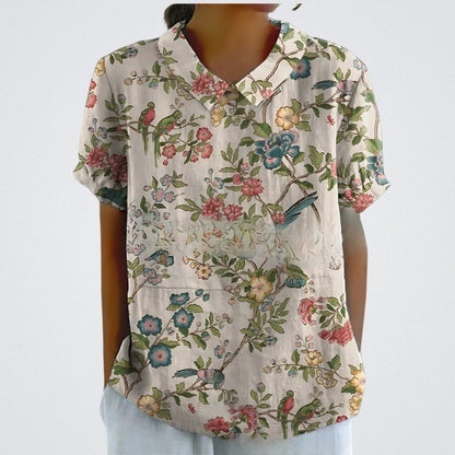 Bluse mit floralen Design