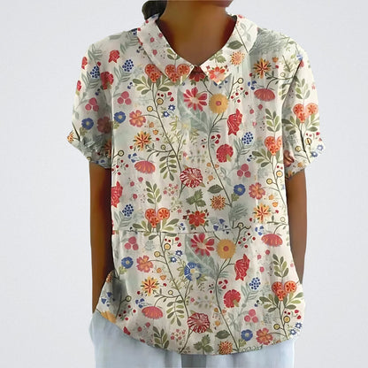 Bluse mit floralen Design