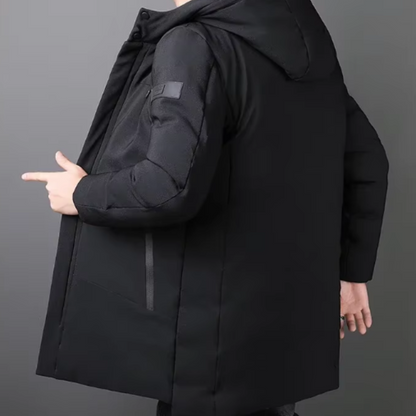 Elegante lange Herrenjacke