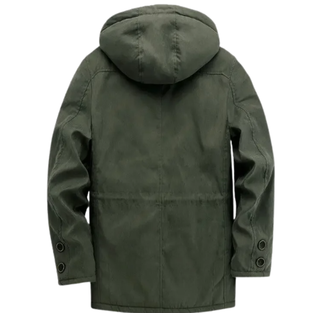 Elegante wattierte Outdoor-Jacke