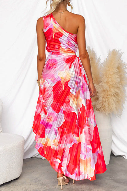 Kacie - Plissiertes Sommerkleid