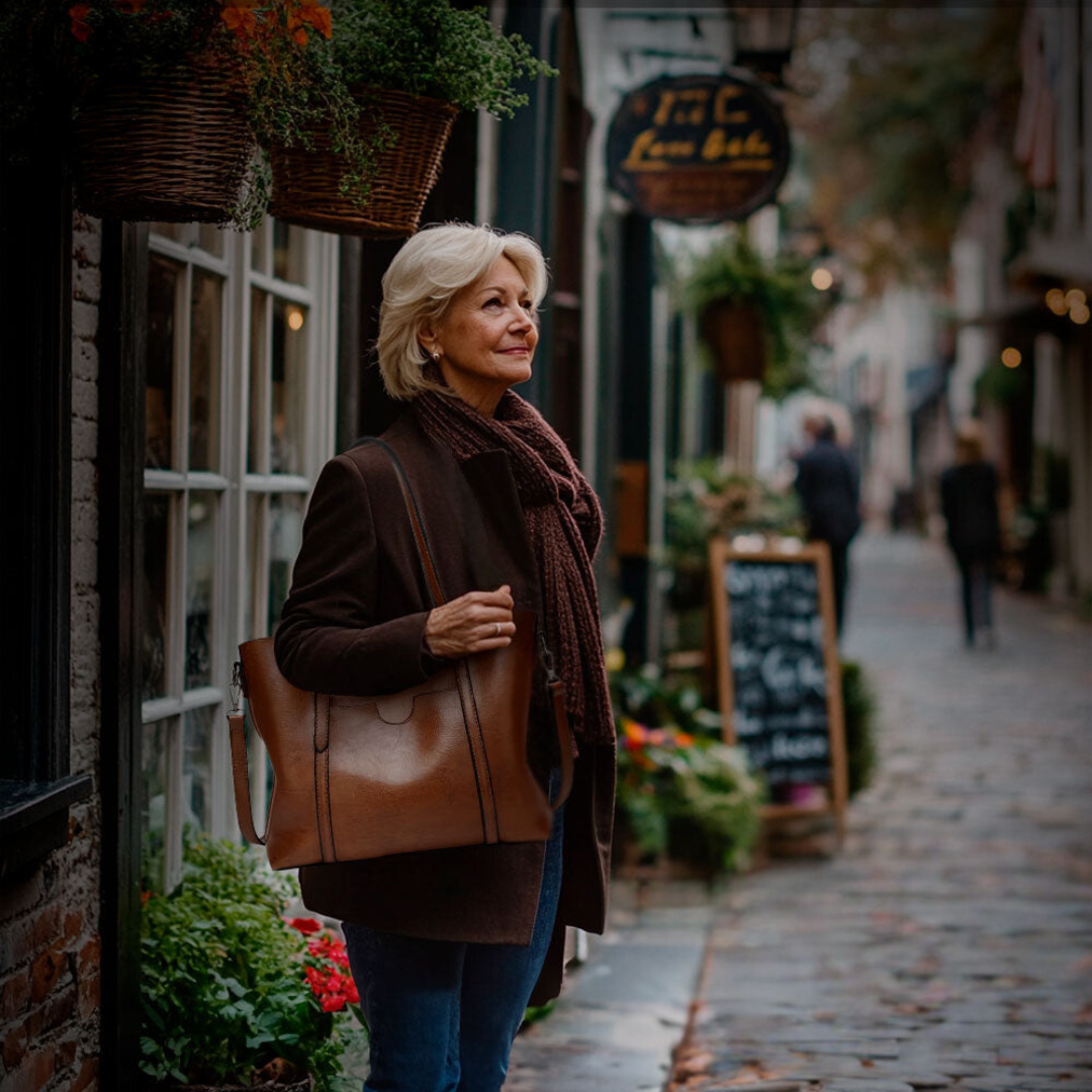 Nicole - Vintage Umhängetasche zeitlos