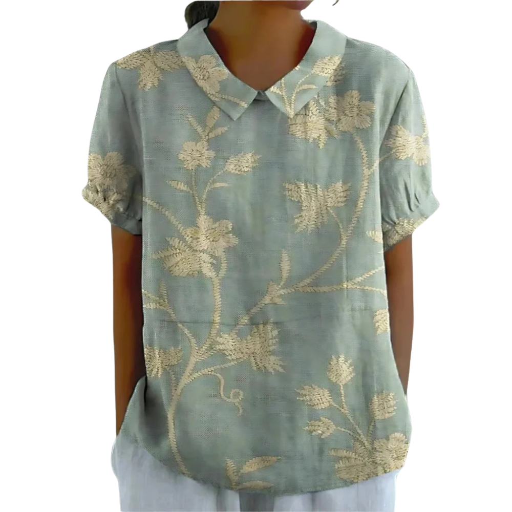 Bluse mit floralen Design