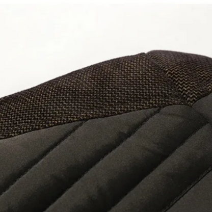 Elegante wattierte Fleece-Winterjacke