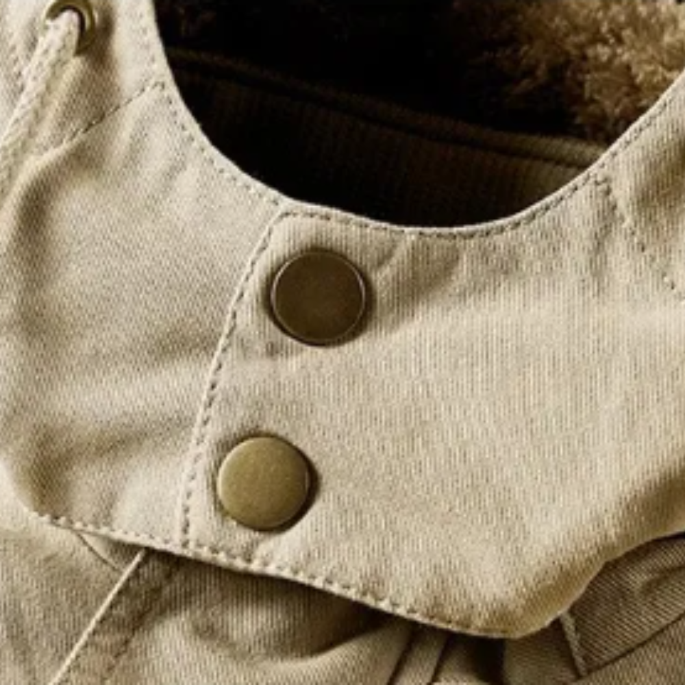 Elegante wattierte Premium-Winterjacke