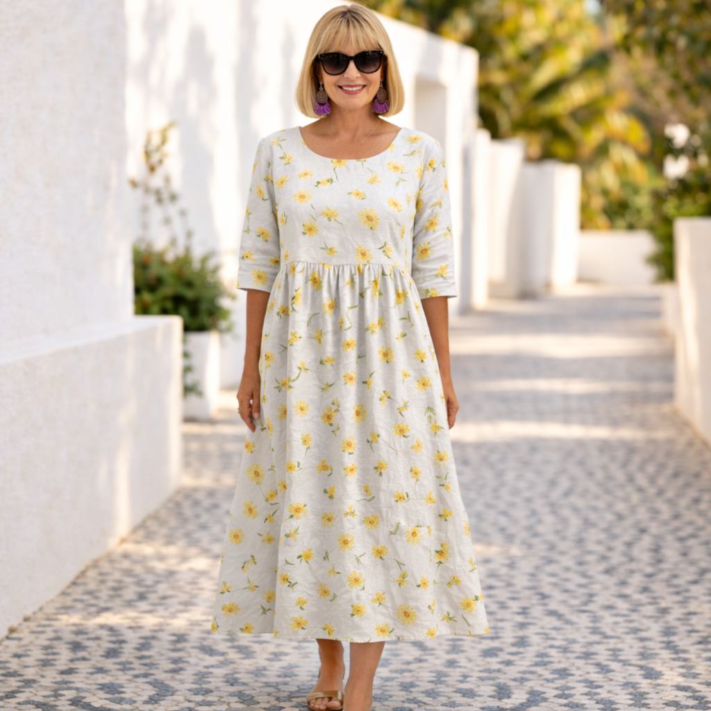 Susan | Floral Kleid mit Sommer-Vibe