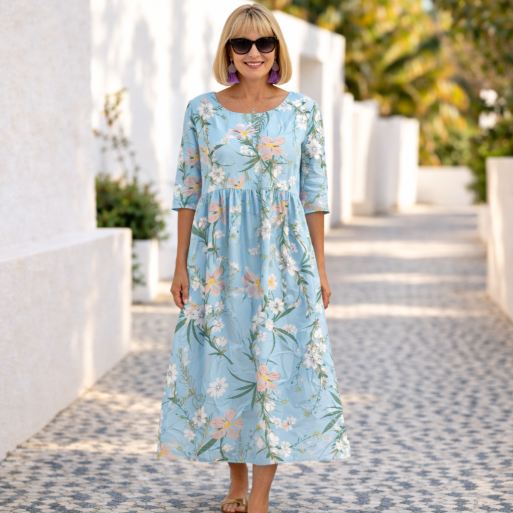 Mary | Sommerliches Blumenkleid