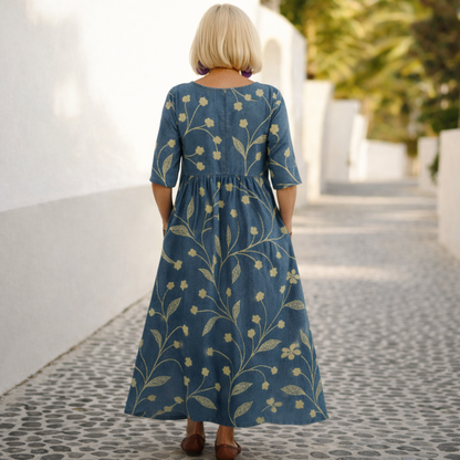Lily | Midi Kleid - Mühelose Eleganz
