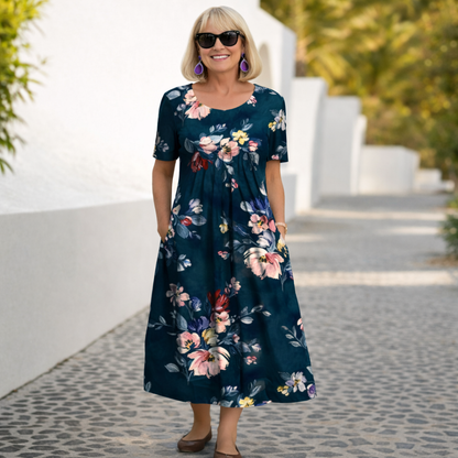 Robin | Florales Midi-Kleid