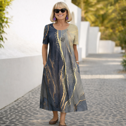 Robin | Florales Midi-Kleid