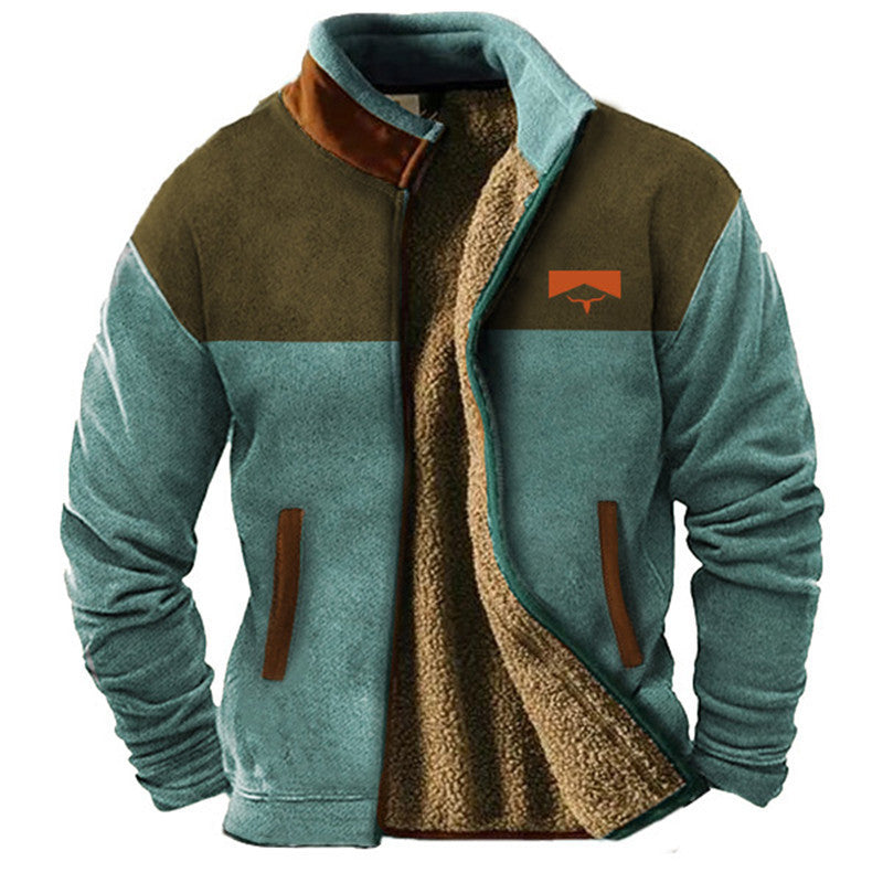 Vintage Jacke mit Reißverschluss