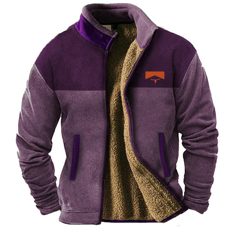 Vintage Jacke mit Reißverschluss