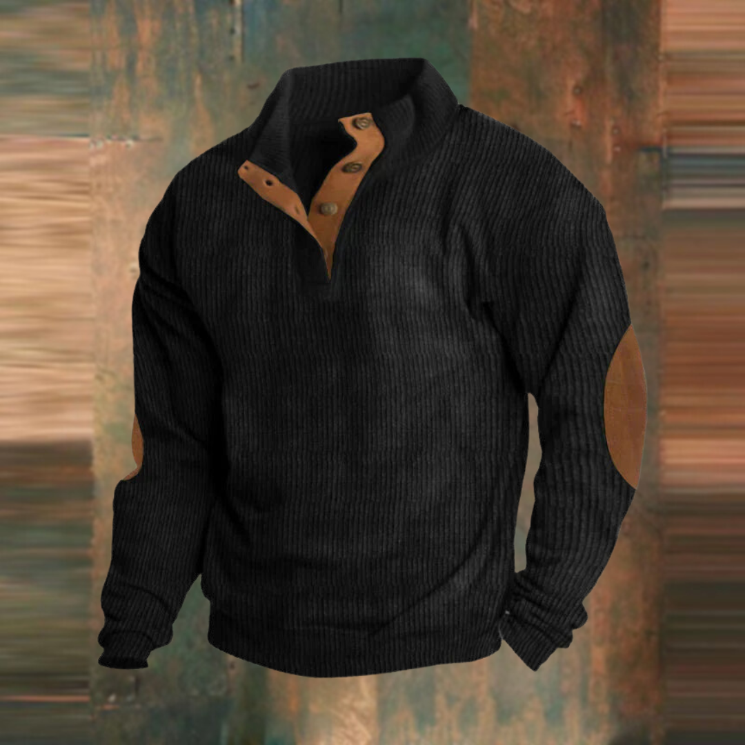 Vintage Pullover mit Reißverschluss
