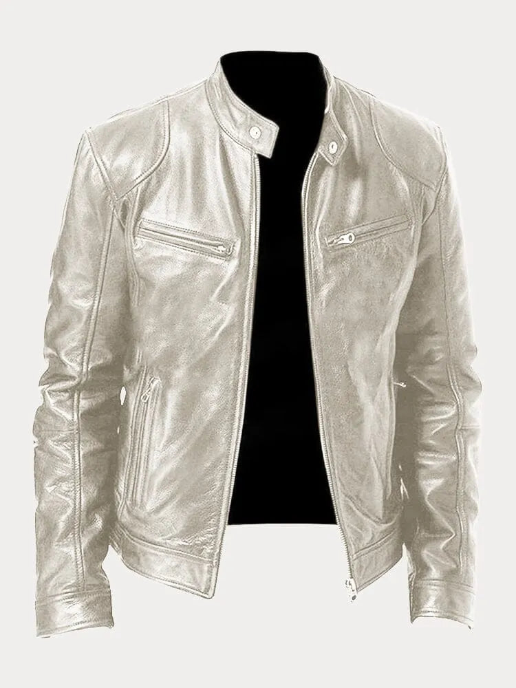 Lederjacke