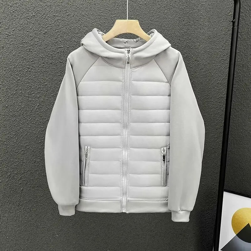 Elegante wattierte Baumwolljacke
