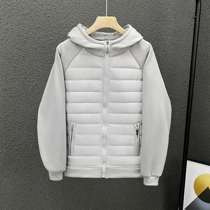 Elegante wattierte Baumwolljacke