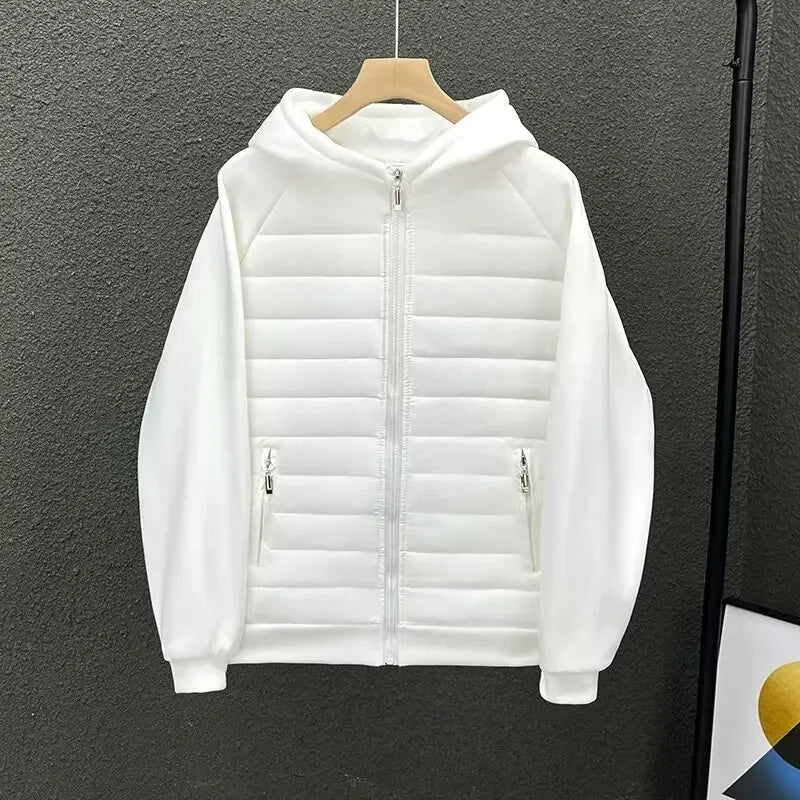Elegante wattierte Baumwolljacke