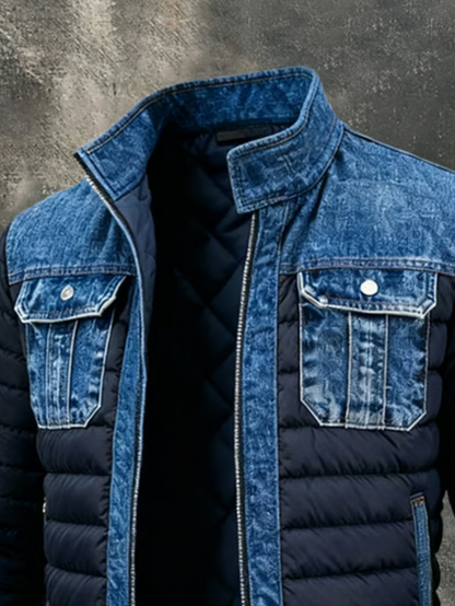 Hybride | gesteppte Denimjacke