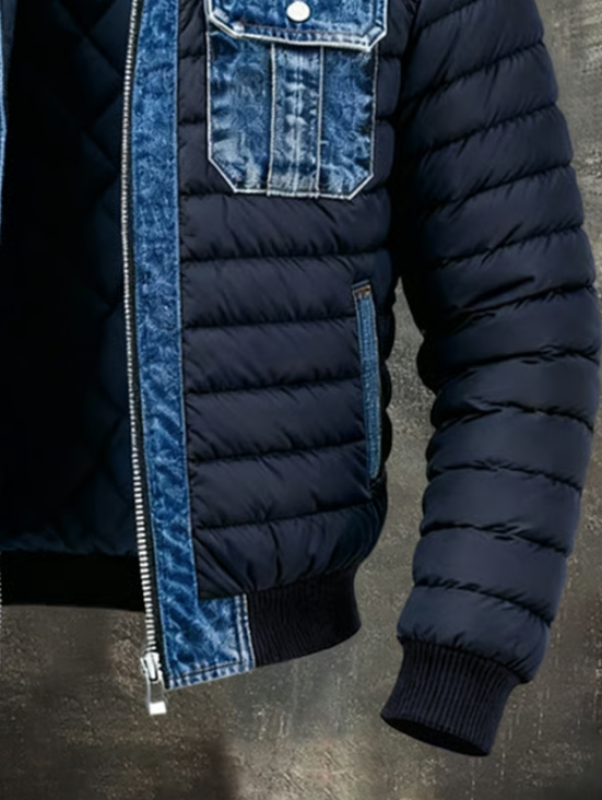 Hybride | gesteppte Denimjacke