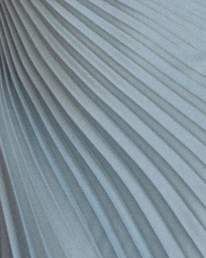 Sylviana - Ein-Schulter Plissiertes Midi-Kleid