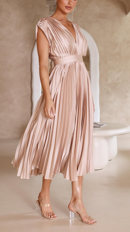 Alexis - Elegantes Faltenkleid