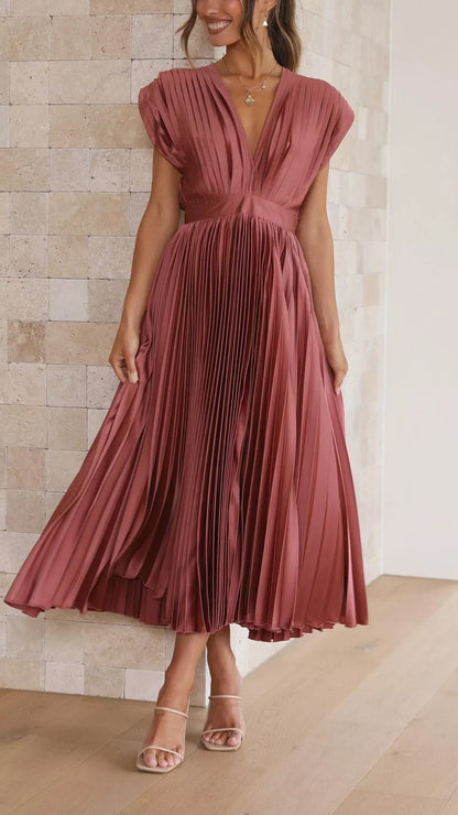 Alexis - Elegantes Faltenkleid