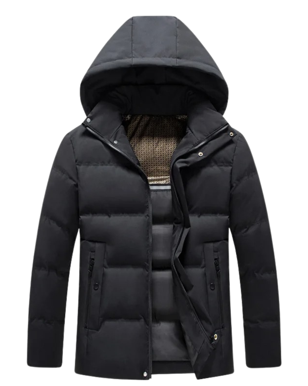 Elegante Fleece-Jacke mit Kapuze