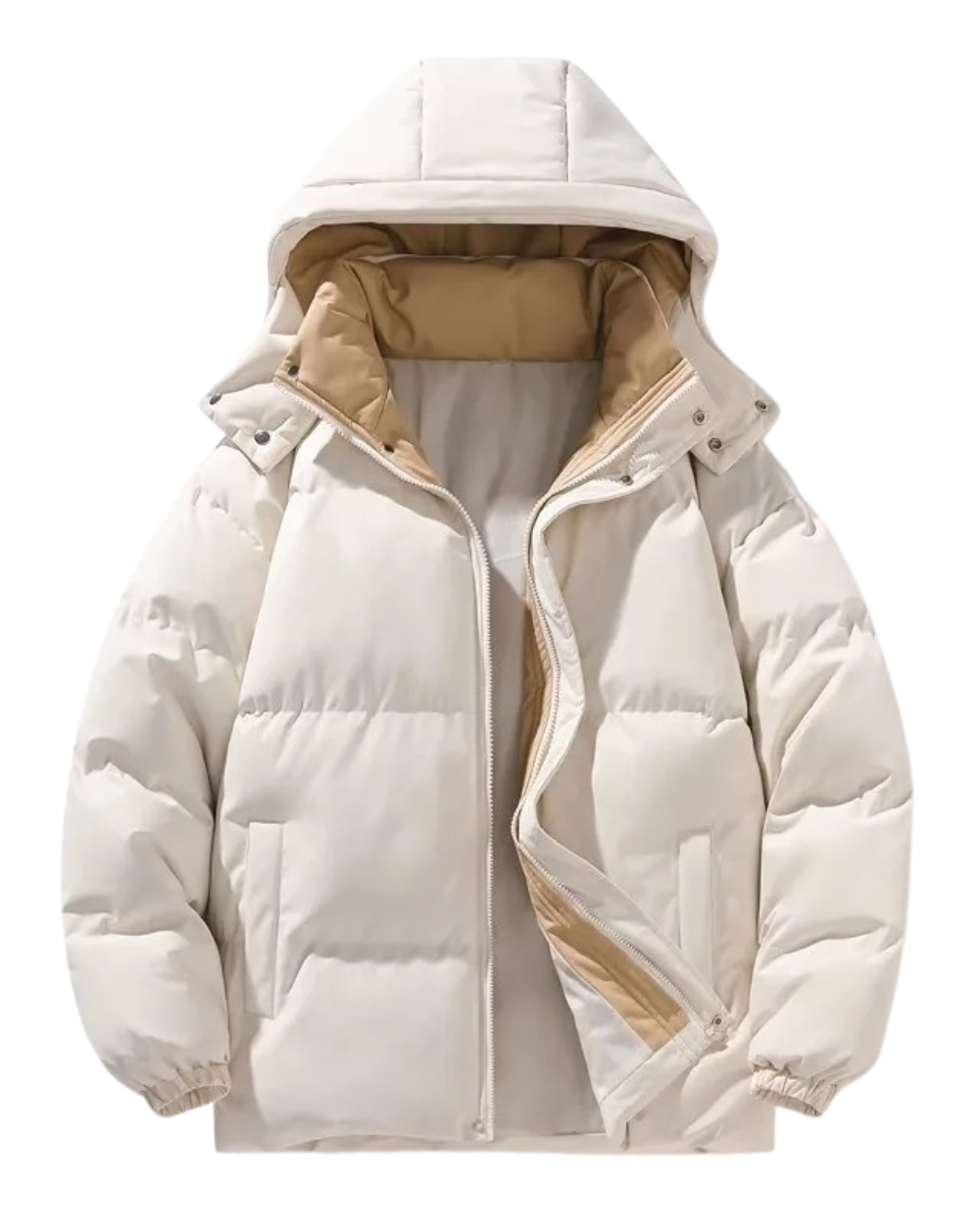 Elegante Herrenjacke mit Kapuze