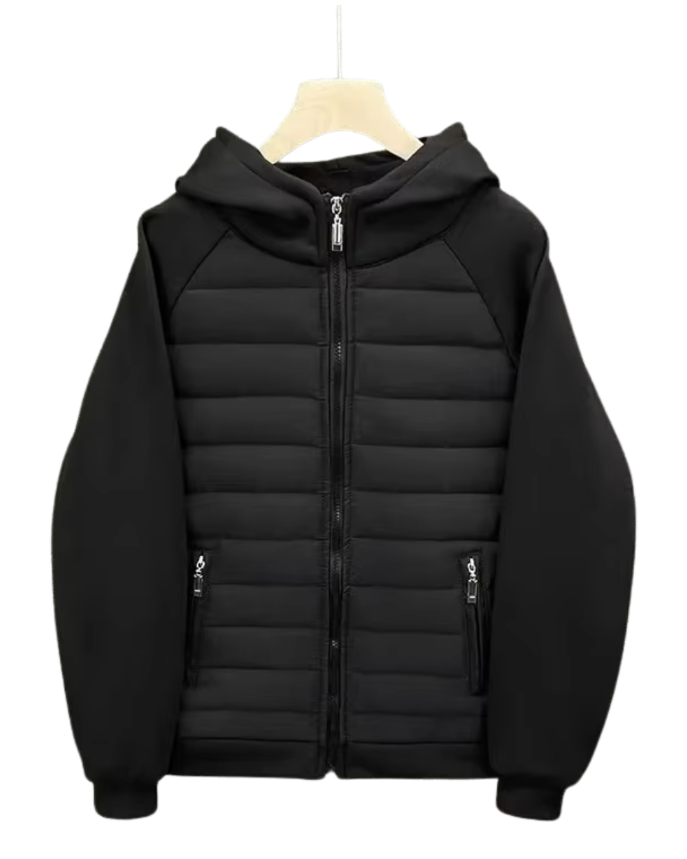 Elegante wattierte Baumwolljacke