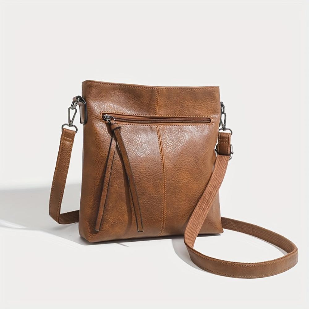 Lina - Vintage Umhängetasche mit Schachbrettmuster