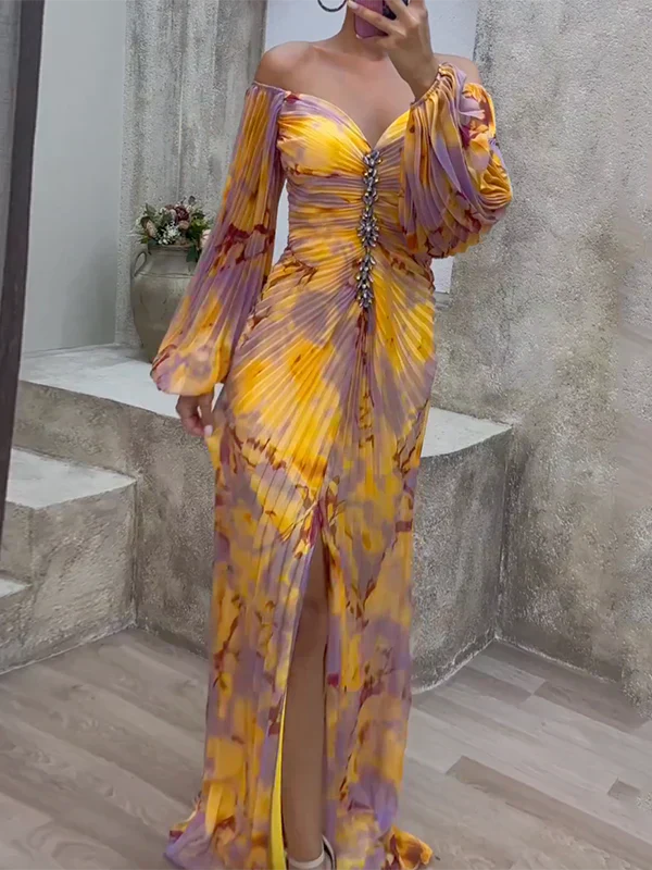 Gisselle - Kleid mit V-Ausschnitt