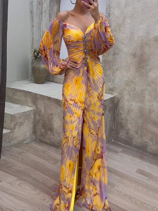 Gisselle - Kleid mit V-Ausschnitt