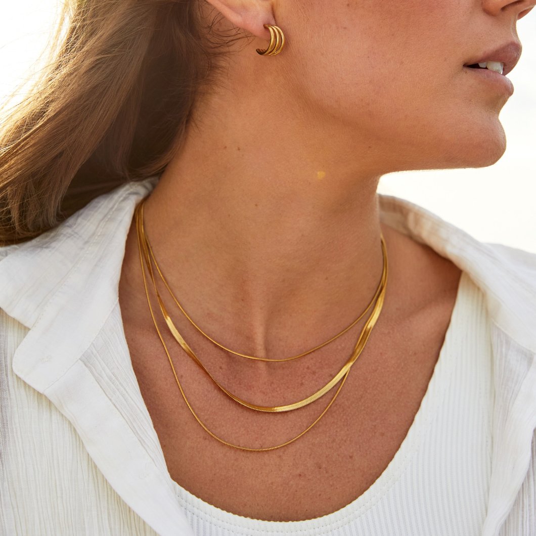 Mehrschichtige Goldene Kette