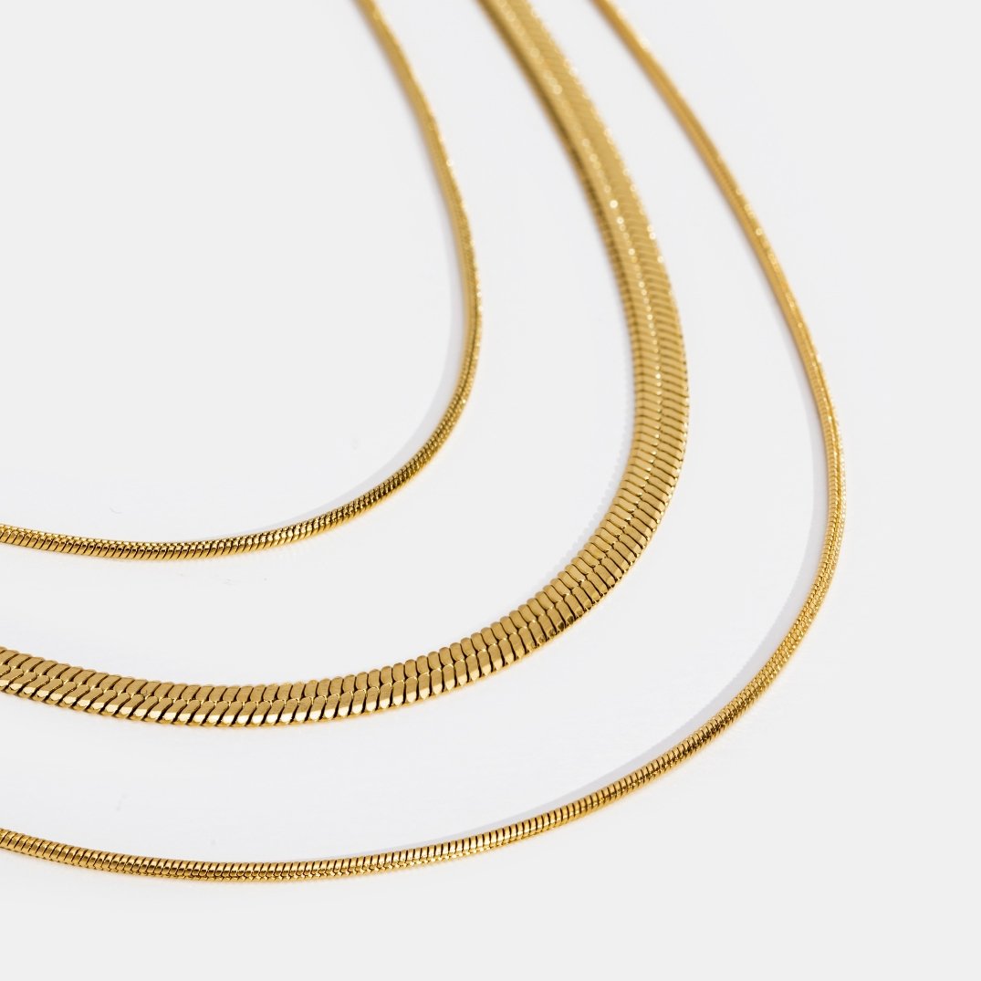 Mehrschichtige Goldene Kette