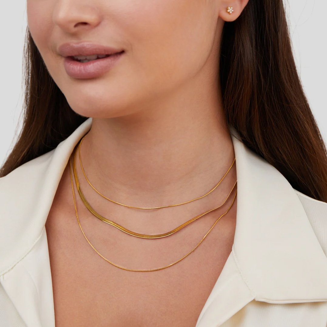 Mehrschichtige Goldene Kette