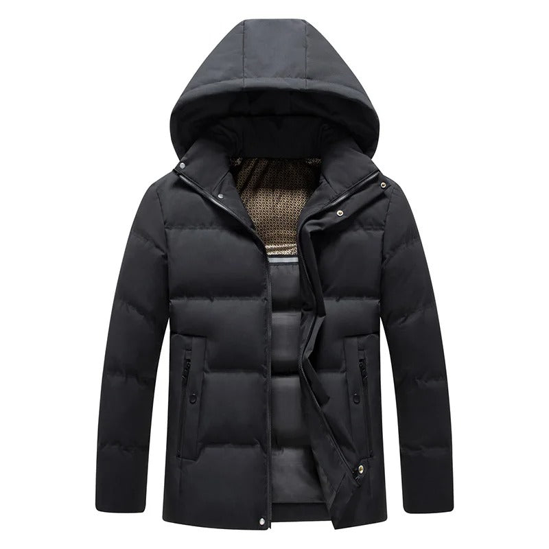 Elegante Fleece-Jacke mit Kapuze