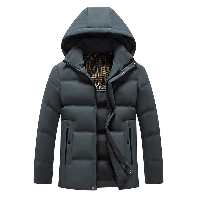Elegante Fleece-Jacke mit Kapuze