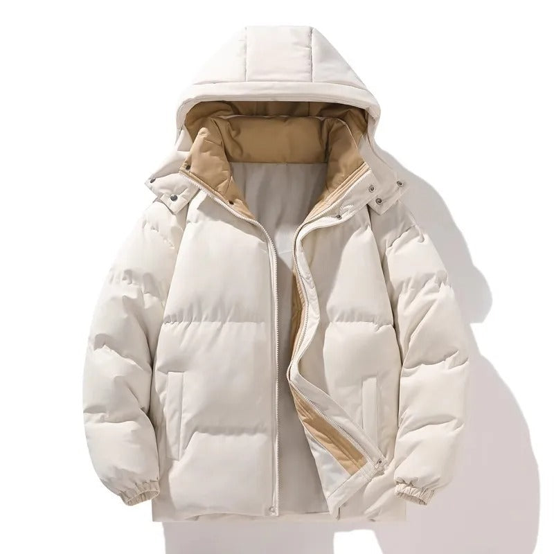 Elegante Herrenjacke mit Kapuze