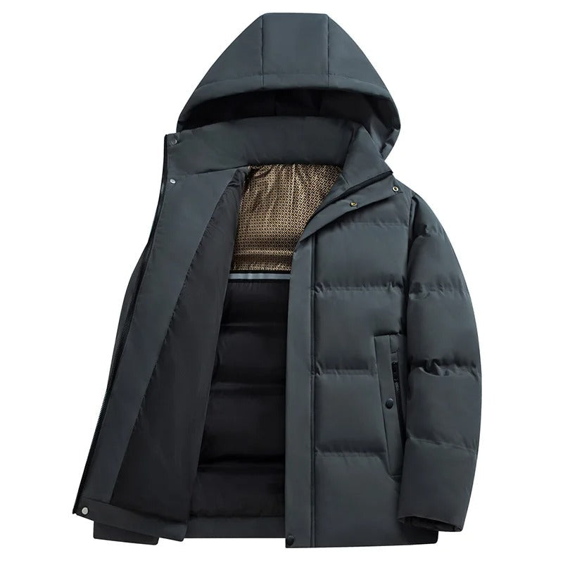 Elegante Fleece-Jacke mit Kapuze