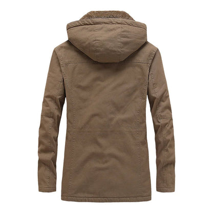 Lässige Winterjacke aus Baumwolle