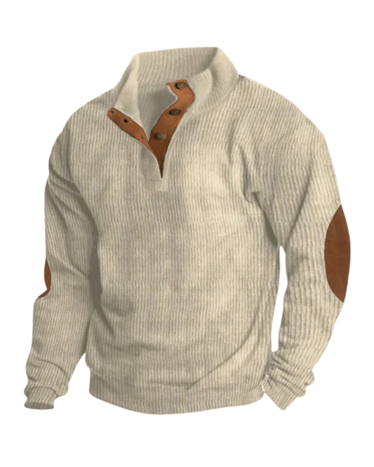 Vintage Pullover mit Reißverschluss